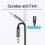 VENTION Stereo Splitter Cable Jack 3.5mm Male to 2 Jack 3.5mm Female 0.3m (Preto)