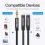 VENTION Stereo Splitter Cable Jack 3.5mm Male to 2 Jack 3.5mm Female 0.3m (Preto)