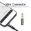 VENTION Stereo Splitter Cable Jack 3.5mm Male to 2 Jack 3.5mm Female 0.3m (Preto)
