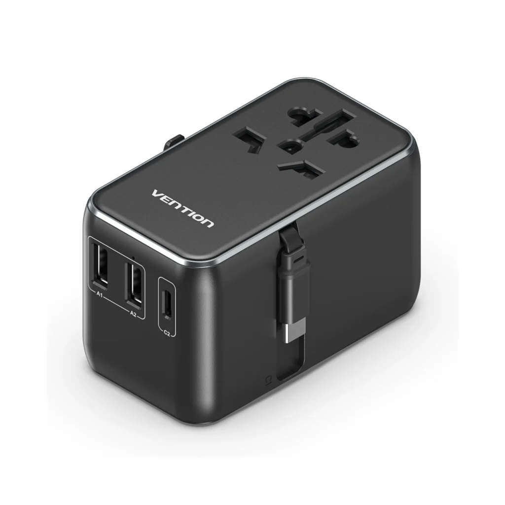 VENTION USB 3 Ports GaN Adapter com USB-C Cable