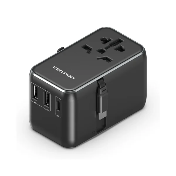 VENTION USB 3 Ports GaN Adapter com USB-C Cable