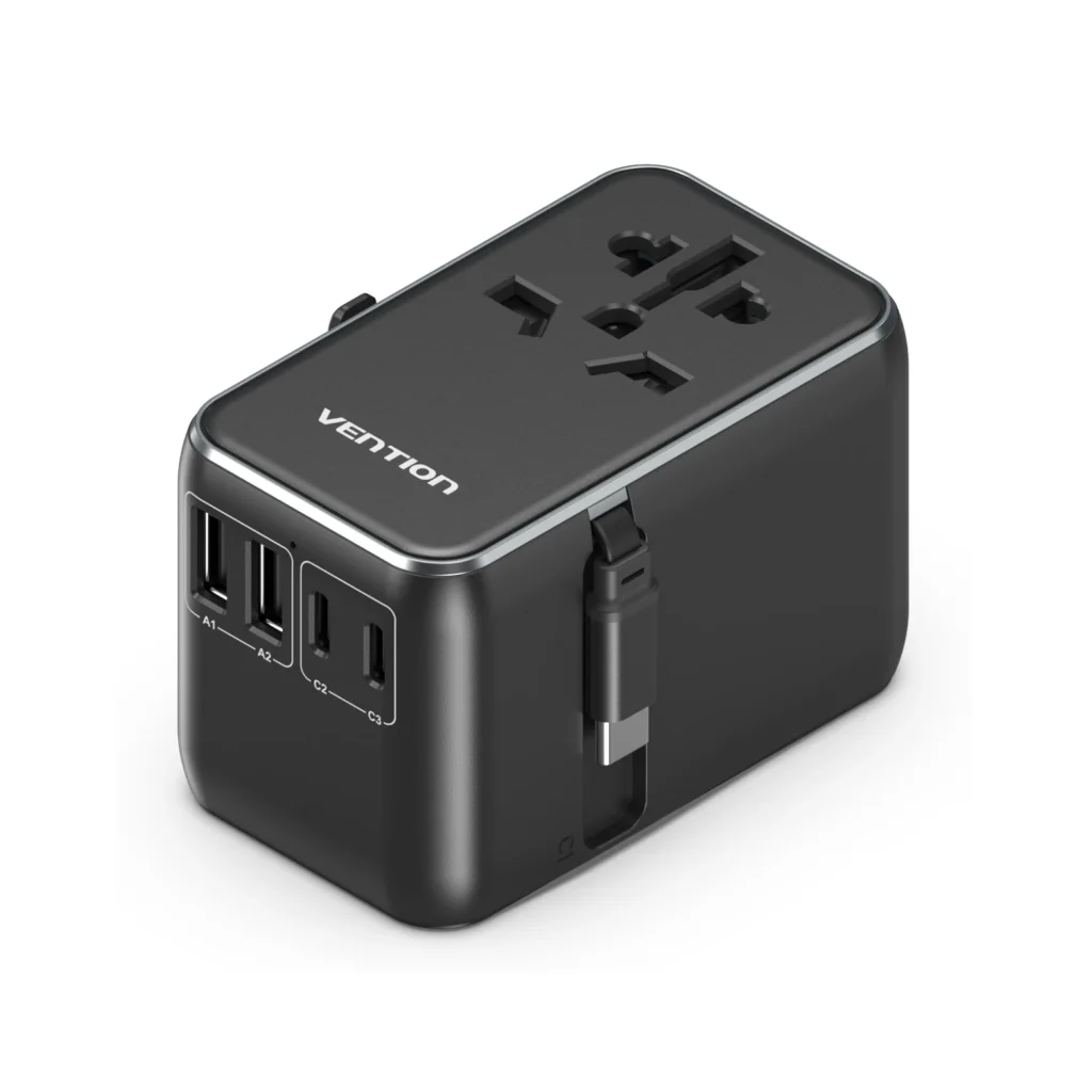 VENTION USB 4 Ports GaN Adapter com USB-C Cable