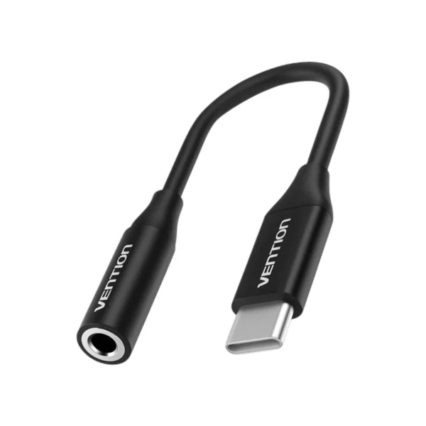 VENTION USB-C Male to 3.5mm Jack Adapter (Preto)