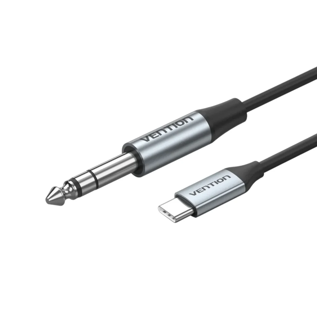 VENTION USB-C to Jack 6.35mm Cable (1m)