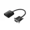 VENTION VGA to HDMI Converter com Female Micro USB + Áudio Port 0.15m (Preto)