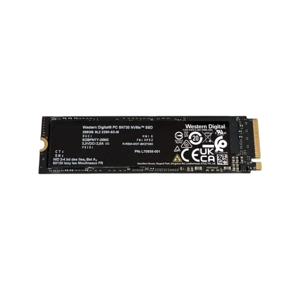 Western Digital SSD M2 NVMe (256 GB) (Refurbished)