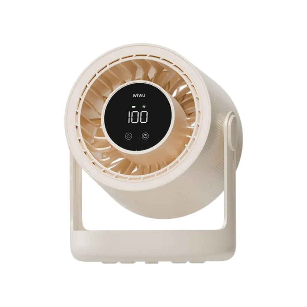 WIWU Hurricane Desk Fan com Ambient Claro (Branco)