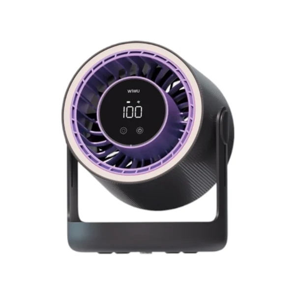WIWU Hurricane Desk Fan com Ambient Claro (Roxo)